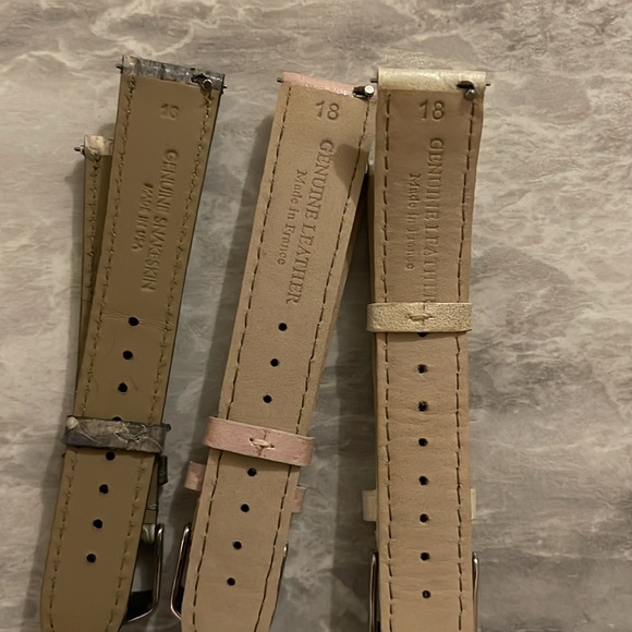 Set of Three Michele Watch Bands - Picture 2 of 2